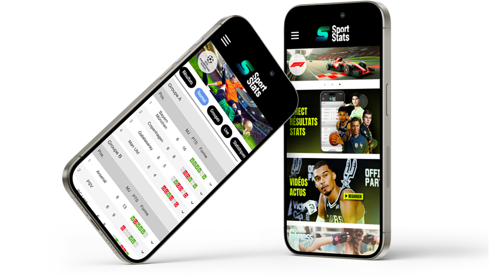 Visuel montrant du service Sportstats